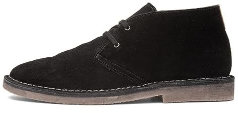 Hush Puppies Mens Samuel Chukka Boot, Black, 8 UK