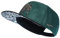Cadency Snapback Cap Herren, Charging Bull, Baseball Kappe, Basecap gerader Schirm, Premium Qualität, Langlebig, Einheitsgröße, Unisex, Dunkelgrün, Größenverstellbar