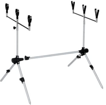 Konger Rod Pod Carper für 3 Ruten Rutenhalter Rutenständer mit Tragetasche Karpfen-Angeln