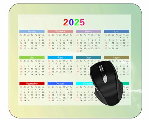 Special Design 2026 Calendar Mouse Pad with Holidays,Hedgehog Spines Light Desktop Notebook Mouse Mat for Working and Gaming