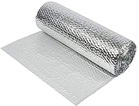 CCLONGTT Thermal Insulation, Aluminium, Multi-Layered, with air Bubbles, for Ceiling, Wall and Facade, Professional use, optimal Insulation (Size : 1x1m)