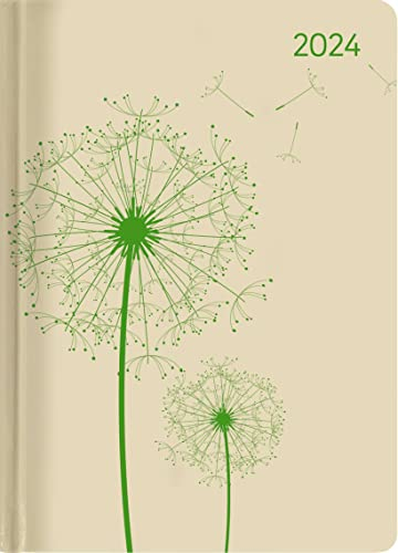 Ladytimer Blowballs 2024 - Pusteblume - Taschenkalender A6 (10,7x15,2 cm) - Weekly - 192 Seiten - Notiz-Buch - Termin-Planer