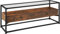 Tectake - Mueble bajo para televisor Maidenhead 121,5x41,5x50,5cm, Mesa para televisión Estilo Industrial, Almacenamiento con cajones (Madera Industrial Oscuro)
