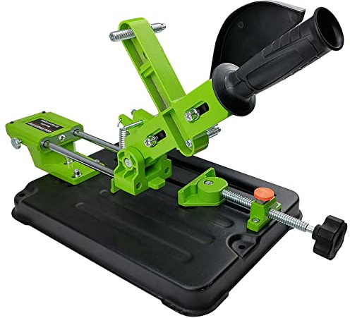 AeKeatDa Angle Grinder Stand, 100MM-125MM, 45 Degree Clamp, Aluminum Alloy, Chip Protection