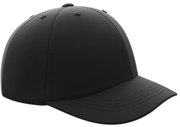 Great Call Athletics Pro Flex Fit Umpire Hat Baseball Softball Schwarz oder Marineblau Grundplatte Combo NFHS Ump Cap Poly Spandex, Schwarz, L/XL