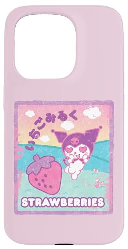 iPhone 15 Pro Kuromi Strawberry Milk Case