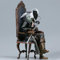 Bloodborne: The Old Hunters: Lady Maria of The Astral Clocktower Deluxe Figma Actionfigur 16cm/6,3Zoll PVC-Filmcharaktermodell Anime Statue Spielzeug Sammlerstücke Geschenke