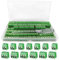 JZK 80x KF128 5.0mm PCB Schraubklemme steckverbinder 2-polig 3-polig grüner Leiterplattenklemmenblock 2 3 Polen 5mm Rastermaß Leiterplattenmontage Schraubklemmenblock 2P 3P
