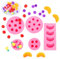 Juego De 5 Moldes De Silicona Con Forma De Fruta, Moldes De Silicona Para Fondant, Accesorios Para Decoración De Tartas, Moldes Reutilizables 3D De Frambuesa, Arándano, Piña, Fresa Y Naranja