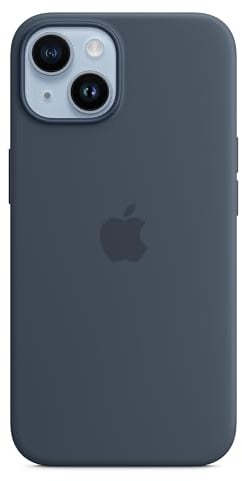 Apple iPhone 14 Silicone Case with MagSafe - Storm Blue 