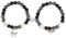 SIXDUTON 2 Stück Armband Kitty Spider Magnetische Matching Pärchen Armbänder, Fernbeziehung Armbänder für Paare und Beste Freunde, Geschenk für Valentinstag Jubiläumstag (Katzen & Fledermäuse)