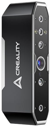 TQQEPOOL Scanner 3D, ingénierie inverse, scanner portable avec précision de 0,02 mm, plage de numérisation de 10 à 2000 mm, vitesse de 20 ips, plateau tournant manuel pour modèle