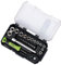 Draper 24233 HI-TORQ Metric Socket and Bit Set, 1/4 Sq. Dr. (25 Piece)