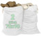 ELES VIDA® - XXL Wäschebeutel 2 Set 70x90cm aus 100% Baumwolle - Extra große Heavy Duty Wäschesack XL - langlebig, Mit Kordelzug, Reise Wäschesammler Wäschebox Kleidersack Aufbewahrung Weiß