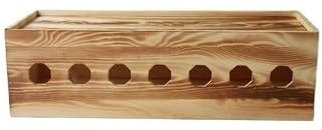 Zhaoj24-05 Aufbewahrungsbox für Kabel Anschlussdose aus massivem Holz, Retro, einfache Steckdraht-Aufbewahrungsbox, Steckdose, Steckplatine, Netzkabelbox Kabelbox(50cm)