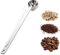Doosu Coffee Scoop, 18/8 Stainless Steel Coffee Measuring Spoon 25.1 cm Extra Long Handled Tablespoon Scooper for Ground Coffee Beans, Espresso, Protein Powder, Tea (15ml, Silver)