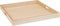 Bandeja XXL para servir, bandeja de madera, grande, rectangular, con asa, 56 cm, rectangular, cuadrada, para cocina, hogar (natural)
