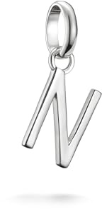 Thomas Sabo Charm Club Connect Charm Pendant Letter Recycled 925 Silver