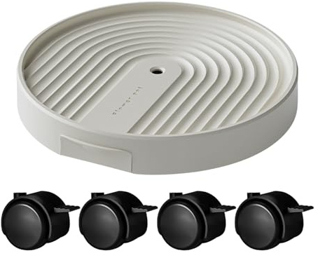 Genérico Base para Macetero con Ruedas - Bandeja De Plantas Exterior Con Ruedas - Base Resistente con y Diseño de Drenaje para Interior Exterior Apartamento Residencia