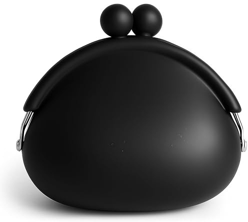Ruispeed Portamonete da Donna – Piccolo Portamonete in Silicone con Chiusura a Bocca per Monete, Chiavi, Rossetto e Auricolari – Mini Portasoldi Carino, Portamonete & Borsa per Uso Quotidiano, Auto,