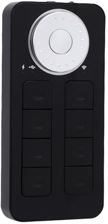 Cryfokt Clavier Rapide pour Tablette, sans Fil, USB C, 7+, MacOS 10.13+, Artistes, éditeurs, Photographes, Producteurs de Musique, Lightroom Resolve, Conçu pour Tablette Graphique, Flux