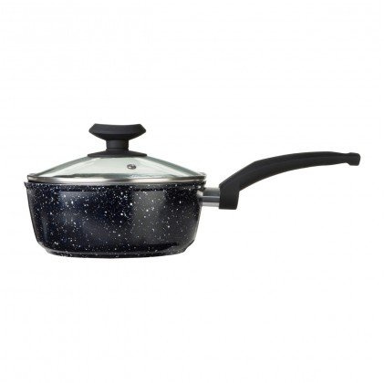 Premier Housewares Stoneflam Saucepan, Non Stick Aluminium - 18cm