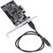 PCI-E-Controllerkarte, 1-spurige PCI-E PCI Express FireWire 1394a IEEE 1394-Controllerkarte 2,5 Gbit/s Vollduplexkanal mit Firewire-Kabel