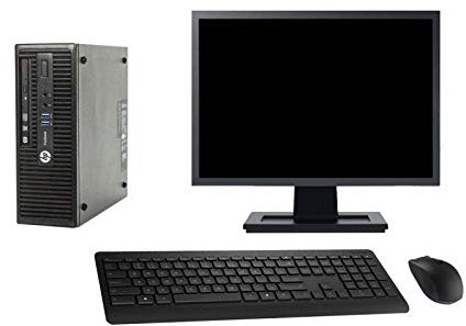 PC HP ProDesk 400 G3 SFF Ecran 19 G4400 RAM 8Go SSD 480Go Windows 10 WiFi (Reconditionné)