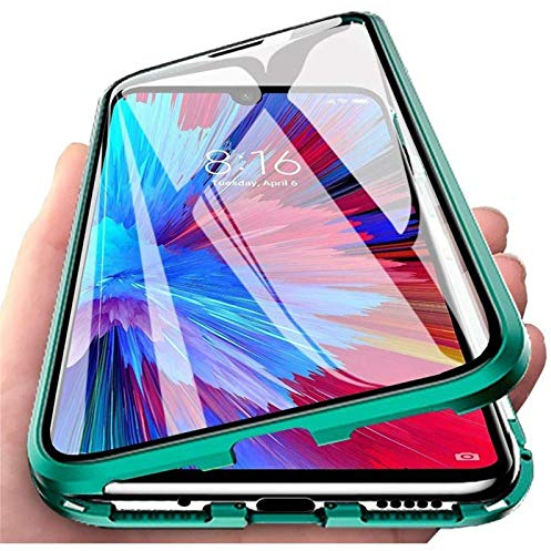 IBEX Schutzhülle für Samsung Galaxy S20 FE, Schutzhülle mit Magnetverschluss, Adsorption, 360 Grad, Full Body Schutz, Metallrahmen, stoßfest, Bumper Case mit Dual Transparent Hartglas