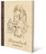 Familien Stammbuch Birkensperrholz Gravur individuell Holzcover mit Echtleder Rücken und Extras A5 Stammbuchformat 175x220mm - Mittelalter Burg
