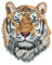 Lorigun 2 stücke DIY Tiger aufbügeln Patch gestickte Applikationen Kleidung Patches Kleidung nähen Stickerei prozess