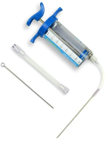 BriskMore Tubeless Sealant Injector for Tubeless Bike Tires,Cycling Sealant Syringe Capacity 100cc, 2 Tube Options, Easy to Use &Clean Up