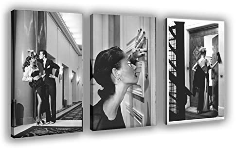 FISH DRAGATE Helmut Newton 163251 Leinwand-Poster, Wandkunst, Dekoration, Bild für Wohnzimmer, Schlafzimmer, Dekoration, Rahmen-Stil, 30 x 45 cm