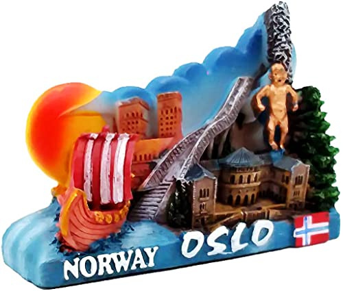 Oslo Norwegen Oslo Norwegen Magnet Kühlschrank Kühlschrank Magnet Dekoration Aufkleber Souvenir Harz Handwerk Küche Whiteboard