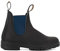 Blundstone Stivaletti Chelsea 1917 Unisex in Pelle Nera Blu Navy Con Caviglia Australiana 3.5