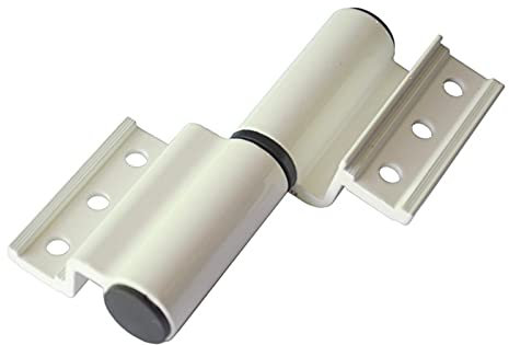 Cerniere per porte Cerniera for porta in lega di alluminio, ponte rotto fai-da-te, e lunga durata, adatta for porte e finestre Cerniere per (Color : White Left)