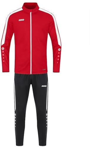 JAKO Kinder Trainingsanzug Polyester Power, Rot, 140