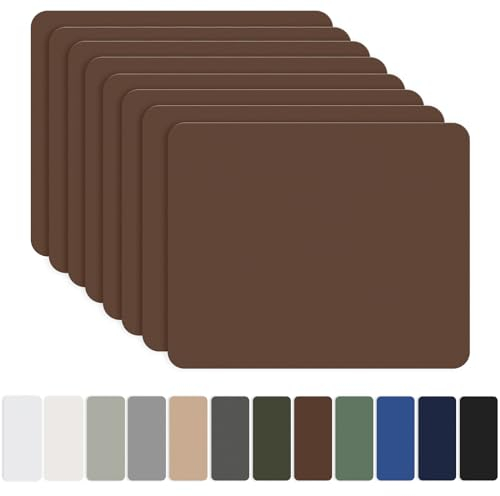 OAZ Nylon Selbstklebende Patches, 8 Stück 20x15cm Selbstklebender Wasserdichte Reparatur Patch, Nylon Flicken Selbstklebend Braun, für Zelte, Daunenjacke, Schlafsack, Tasche