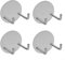 4 Pack Portafilter Wall Rack Holder, Coffee Portafilter Wall Rack, Stainless Steel Coffee Machine Handle Wall Mount Storage Rack For Coffee Machine Universal