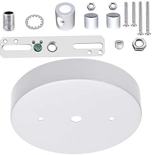 KONTONTY Kronleuchter-deckenplatte Deckenabdeckungsplatte Für Deckenleuchten Metall-deckenbaldachinplatte Einfach Zu Installierendes Lichtzubehör