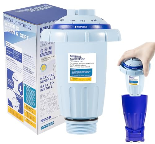 Ersatz für Nature2 Express Mineralkartusche W28175 für Pool-Desinfektionsmittel, für In-Ground & Up-Ground Pools bis zu 30.000 Gallonen, ersetzt W28175, W20171, W20080, W26775