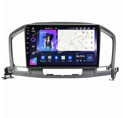 YLOXFW Android 12.0 Autoradio Stereo Navi mit 4G 5G WiFi DSP Carplay für O-pel Insignia 2008-2013 Sat GPS Navigation 9 Zoll MP5 Multimedia Video Player FM BT Receiver,M100s