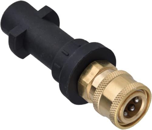 PAIKIUU Für Karcher-Adapter auf 1/4 Zoll Schnellkupplung, Hochdruckreiniger-Pistole, Adapteranschluss für Karcher K2, K3, K4, K5, K6, K7 Auto-Hochdruckreiniger