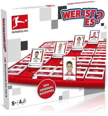 Winning Moves - Wer ist es? - Bundesliga Edition - Gesellschaftsspiel - Alter 5+ - Deutsch