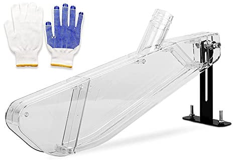 CAIONPLE Stand Table Saw Protective Cover, 4-10 Inch Anti Dust Table Saw Guards,Dustproof Clear Plastic Case-for Most Table Saw B