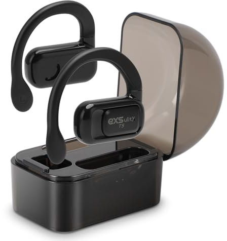 Audífonos traductores de idiomas AI, traducción en línea de 144 idiomas y 5 modos de traducción en tiempo real con aplicación (color negro)