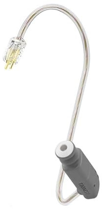 Widex EasyWear V1 Receiver Wire - Compatible with Widex Dream, Unique, Beyond, Evoke and Non-Rechargeable Moment Hearing Aids (Left Ear, Power, Size 3)