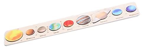 MUSISALY 1 Set of Solar System Planets Matching Puzzle Board for Educational Universe Cognition Matching Game for Early Learning