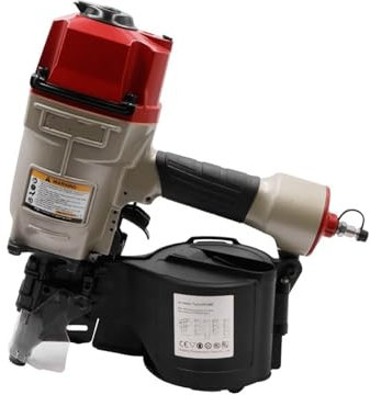 Nagler, Pneumatische Nagelpistole MCN80 Luftspulennagler 80-mm-Luftnagler for Zäune, Ummantelungen, Paletten, Spulennagler, Dekorationsbrett, Nagelwerkzeug