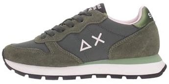 SUN68 Women's Sneakers - Dark Military Z45201 74 36, Army Green, 2.5 UK